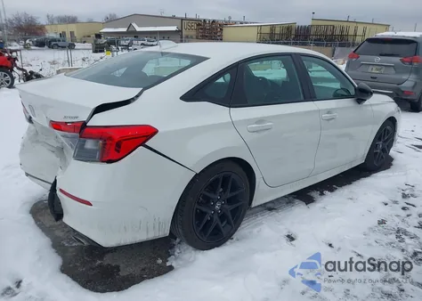 2023 Honda Civic Sport из США, поврежденный, VIN 2HGFE2F50PH563888